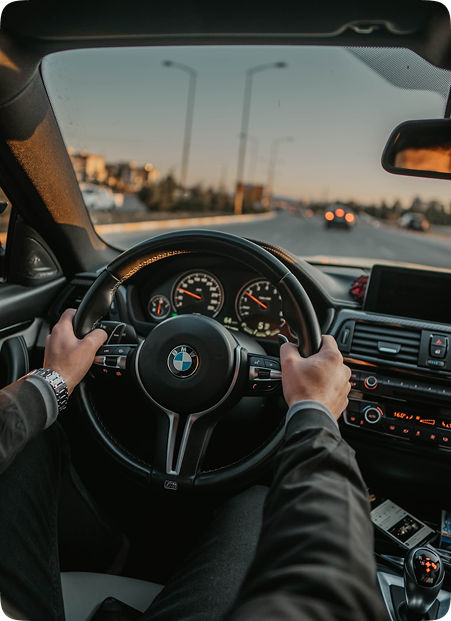 Driver's Perspective - BMW Interior